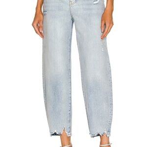 Frame Denim ultra high rise Barrel leg jeans size 26, color CLASH